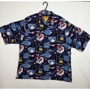 Reyn Spooner WallE Wall-E Disney Hawaiian Shirt Aloha Men's XL Camp VTG Read!